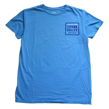 Load image into Gallery viewer, Front of Cotton Logo Tee Caribbean Blue