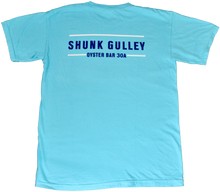 Load image into Gallery viewer, Back of Cotton Logo Tee Blue Lagoon