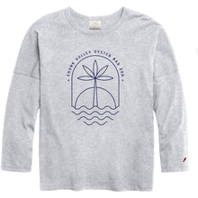 Load image into Gallery viewer, BIG BLOWOUT SALE 50% OFF! Shunk Gulley Ladies Oversized Mono Palm Tee