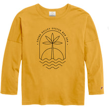 Load image into Gallery viewer, BIG BLOWOUT SALE 50% OFF! Shunk Gulley Ladies Oversized Mono Palm Tee