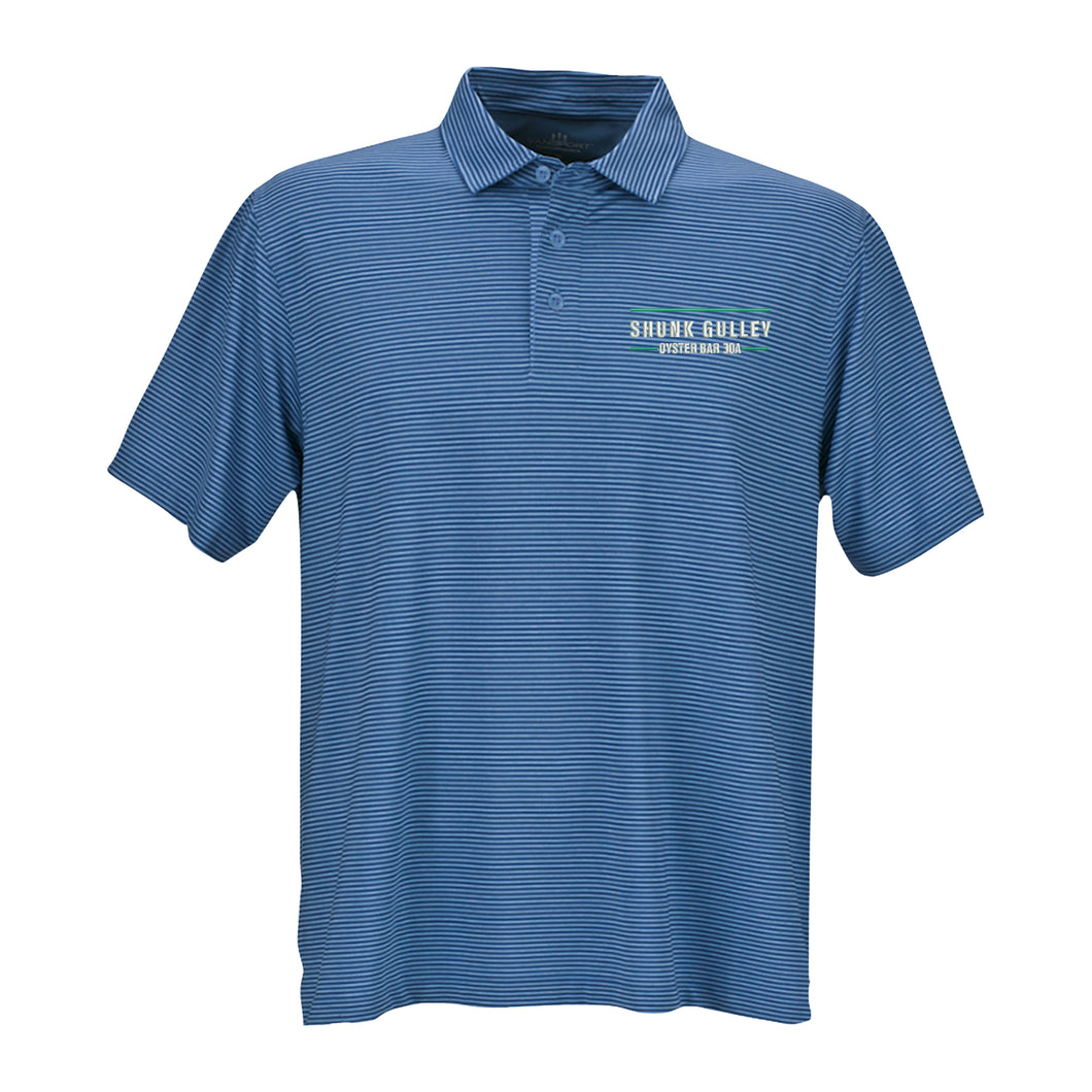 Shunk Gulley Vansport™ Micro-Stripe Golf Polo