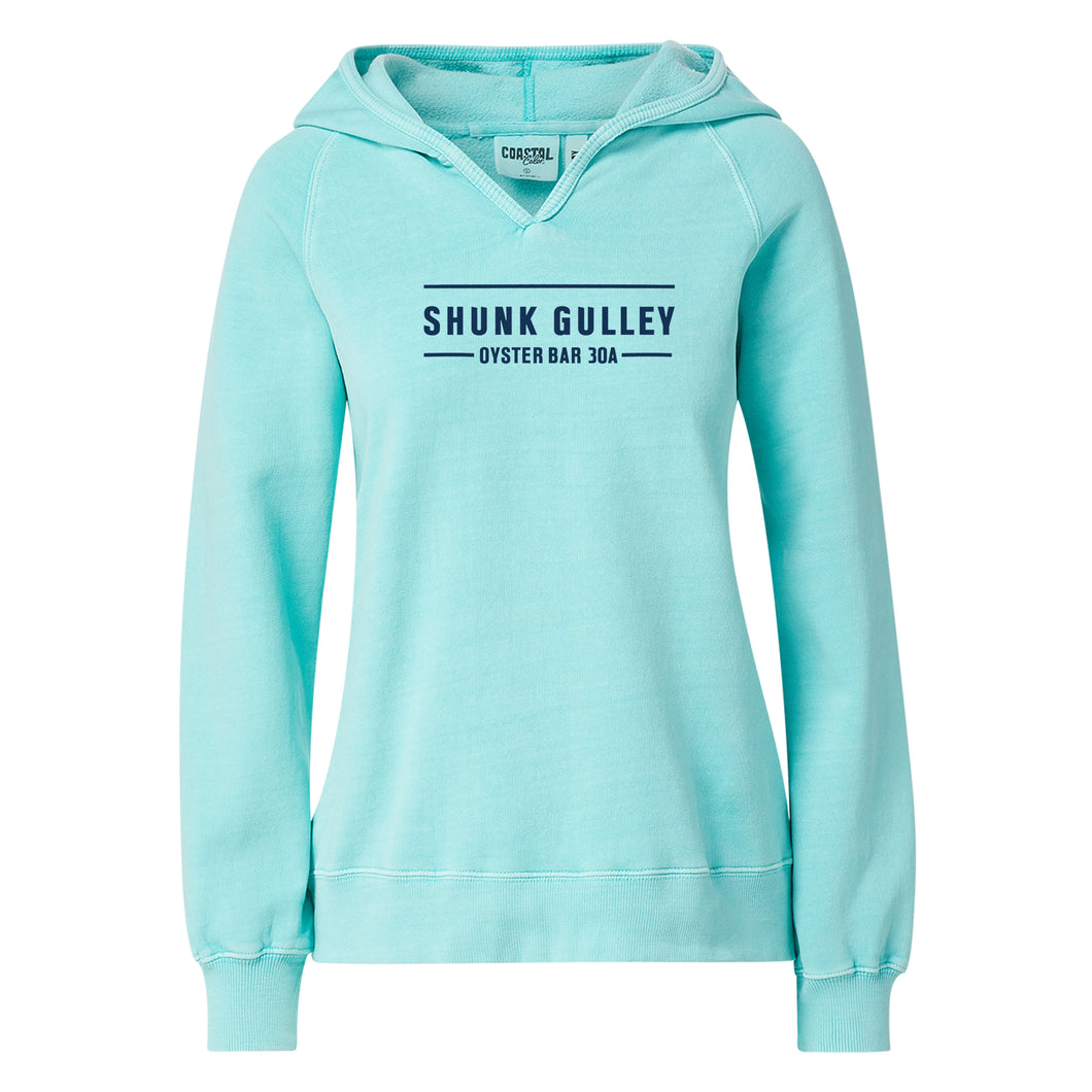 Shunk Gulley Ladies Coastal Colors V-Neck Hood