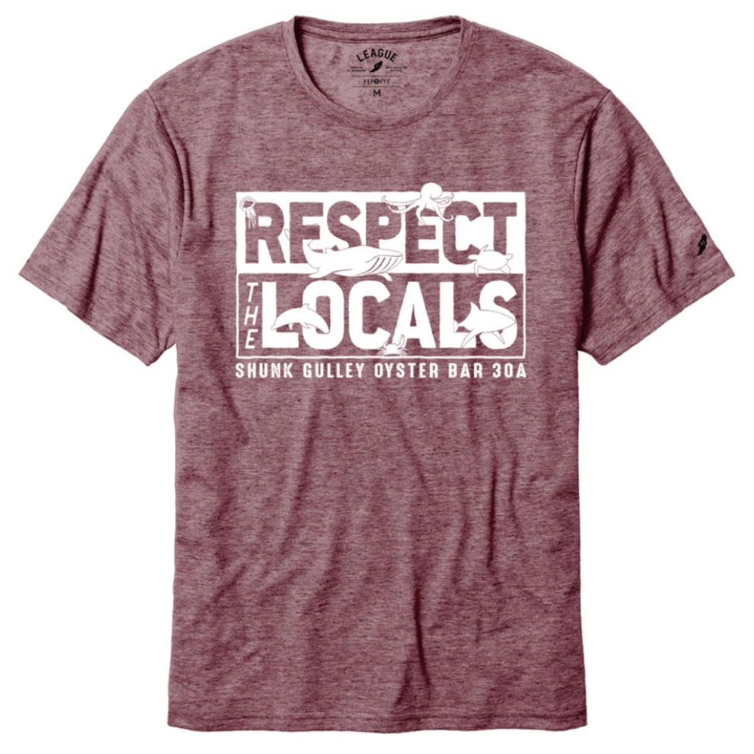 Shunk Gulley Respect the Locals Tee