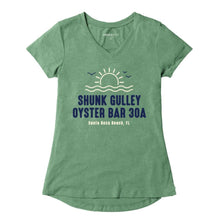 Load image into Gallery viewer, BIG BLOWOUT SALE 50% OFF! Shunk Gulley Ladies TF SS Sun Vneck Tee
